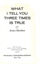 What I tell you three times is true by…
