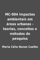 MC-004 Impactos ambientais em áreas urbanas…