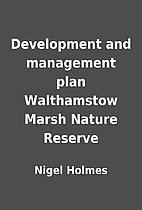 Development and management plan Walthamstow…