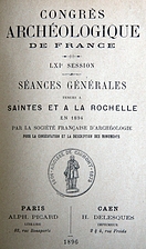 France: 1894, 61e Congrès archéologique de…