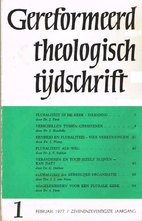 Gereformeerd Theologisch Tijdschrift 77e…