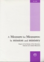 A Measure for Measures: in mission and…