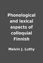 Phonological and lexical aspects of…