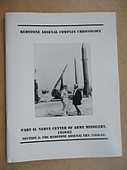 Redstone Arsenal Complex Chronology; Part 2,…