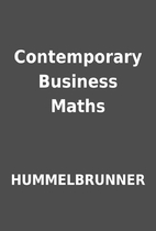 Contemporary Business Maths by HUMMELBRUNNER