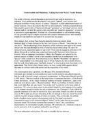 Contextualists and Dissidents: Talking…