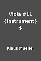 Viola #11 {Instrument} $ by Klaus Mueller
