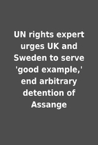 UN rights expert urges UK and Sweden to…
