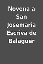 Novena a San Josemaria Escriva de Balaguer