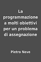La programmazione a molti obiettivi per un…