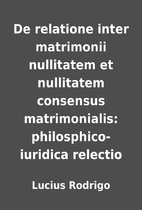 De relatione inter matrimonii nullitatem et…