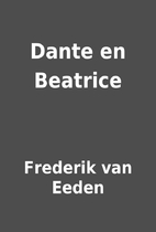 Dante en Beatrice by Frederik van Eeden