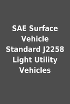 SAE Surface Vehicle Standard J2258 Light…