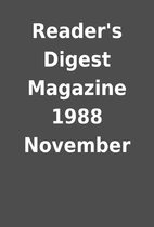Reader's Digest Magazine 1988 November