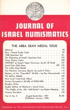 Journal of Israel Numismatics (02:05-06)