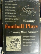 Winning Football Plays by David Camerer