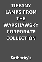 TIFFANY LAMPS FROM THE WARSHAWSKY CORPORATE…