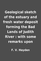 Geological sketch of the estuary and fresh…