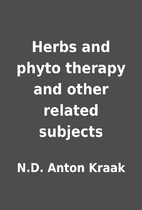 Herbs and phyto therapy and other related…