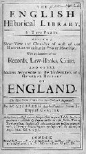 The English historical library. In three…