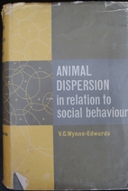 Animal Dispersion in Relation to Social…