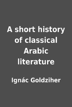 A short history of classical Arabic…