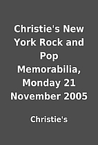 Christie's New York Rock and Pop…