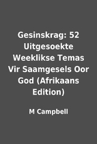 Gesinskrag: 52 Uitgesoekte Weeklikse Temas…