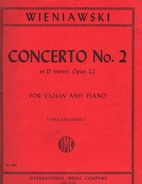 Concerto no.2 in D minor, opus 22, for…
