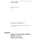 Agilent Technologies 16522A 200-M Vectors/s…