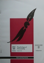 Psychology of personality : PSY 305 Study…