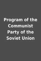 Program of the Communist Party of the Soviet…