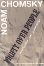 Profit Over People : Neoliberalism and…