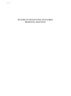 Studies in Byzantine and early medieval…
