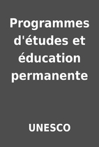 Programmes d'études et éducation…