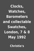 Clocks, Watches, Barometers and collectable…