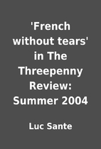 'French without tears' in The Threepenny…