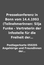 Pressekonferenz in Bonn vom 14.4.1993…