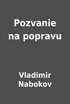 Pozvanie na popravu by Vladimir Nabokov
