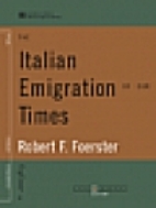 The Italian Emigration of Our Times by…