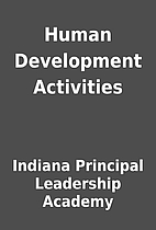 Human Development Activities by Indiana…