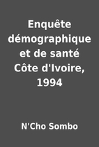 Enquête démographique et de santé Côte…