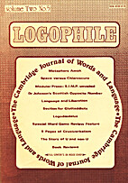 Logophile, The Cambridge Journal of Words,…
