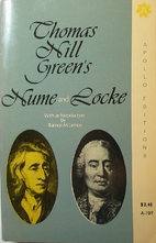 Hume and Locke by Thomas Hill Green
