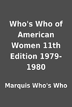 Who's Who of American Women 11th Edition…