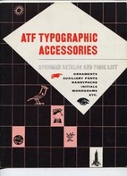 ATF Typographic Accessories Catalogue June…
