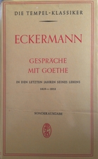 Gespräche mit Goethe in den letzten…