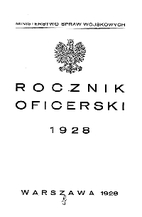 Rocznik Oficerski 1928