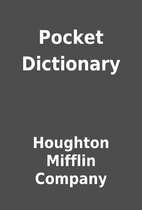 Pocket Dictionary by Houghton Mifflin…