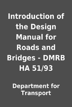 Introduction of the Design Manual for Roads…